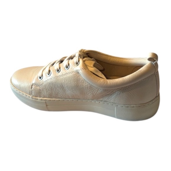 NWOT-J Slides Cream Sneakers with Red Floral Embroidery - Picture 5 of 14